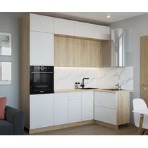 Кухонный гарнитур Тальк Дуб сонома-3 (2400х1400 мм)