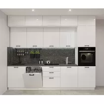 Кухонный гарнитур Белый глянец-23 (3000 мм)