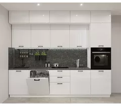 Кухонный гарнитур Белый глянец-23 (3000 мм)