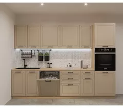 Кухонный гарнитур арт.1 Пикрит Кристалл 3000 мм