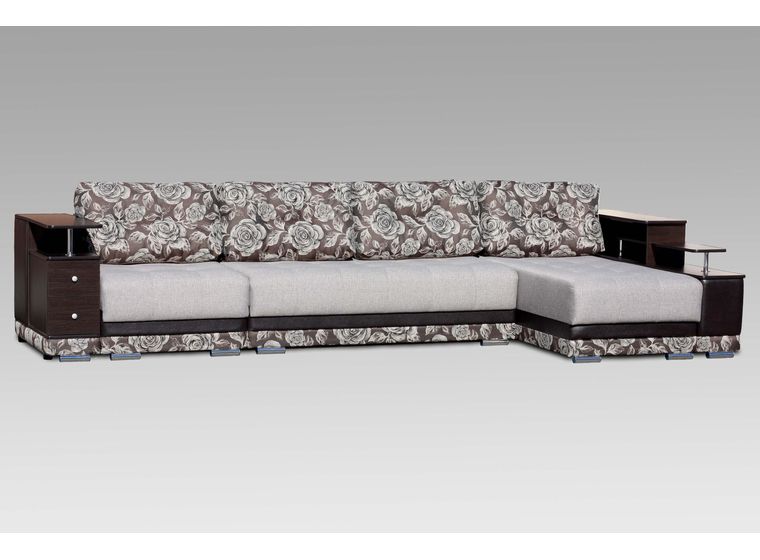БОРНЕО ЭКСТРА диван с оттоманкой и кресельным модулем
