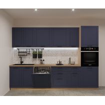 Кухонный гарнитур Океания Кристалл-8 (3000 мм)