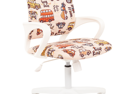 Кресло Chairman Kids 103 white автобусы