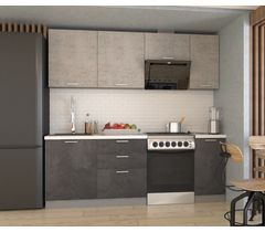 Кухонный гарнитур ЛОФТ-6 (2200 мм)