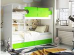 Кровать двухъярусная Тетрис (щиты)