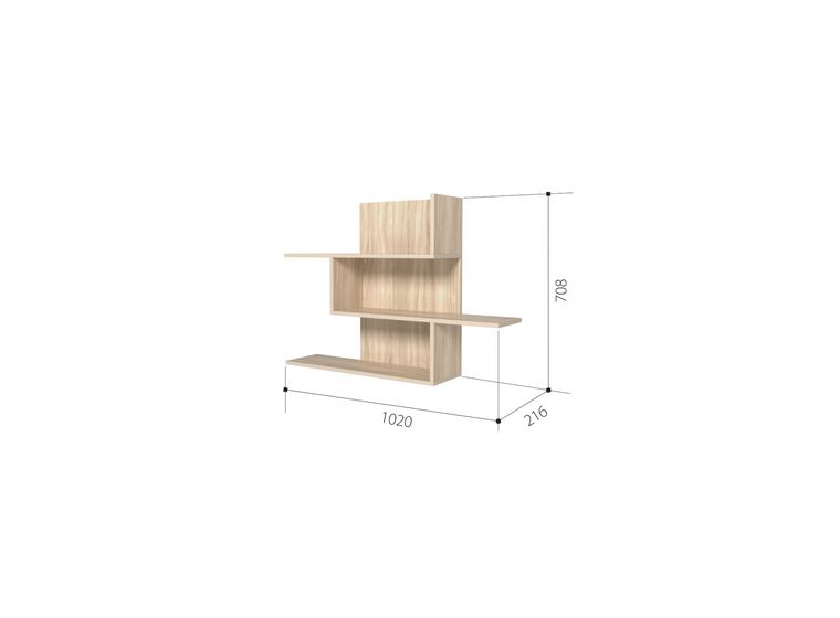 Полка для книг 3 Марибель